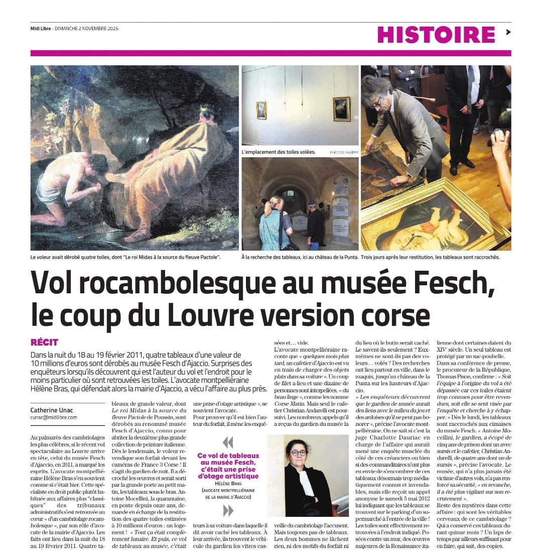 Un cambriolage hors norme au musée Fesch d’Ajaccio